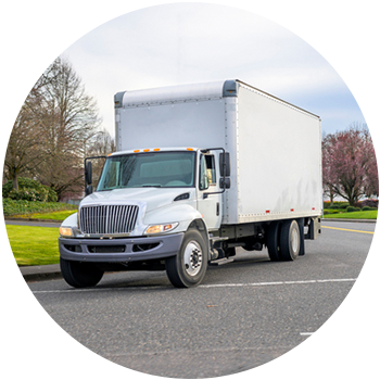 Box Truck Delivery Circle